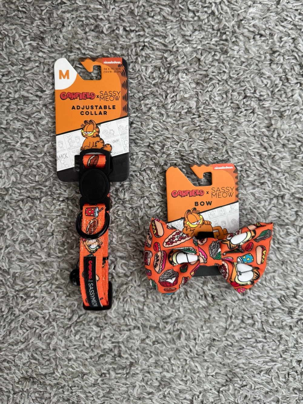NWT Sassy Meow Cat Collars & Bow Set - Picture 5 of 10